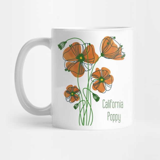 California Poppy by Slightly Unhinged